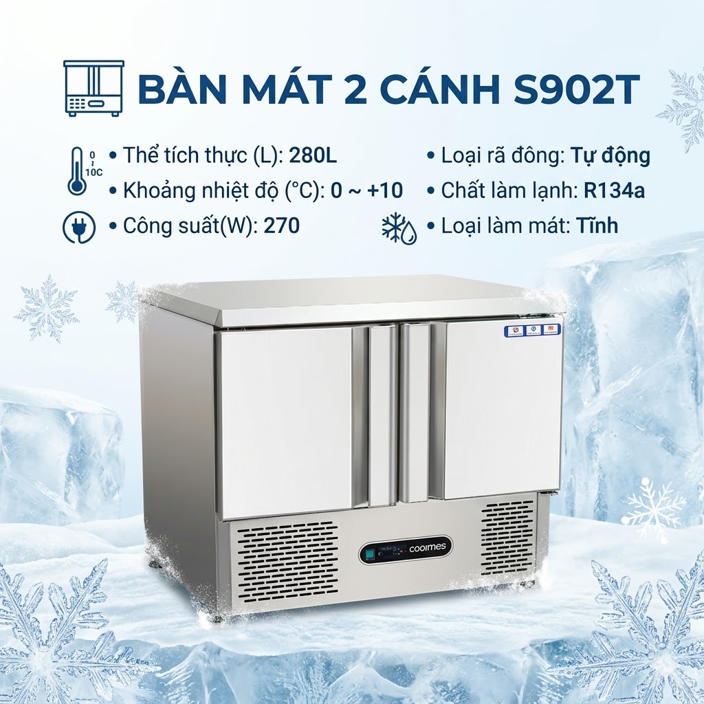ban mat S902T Bàn mát 3 cánh Coolmes S902T