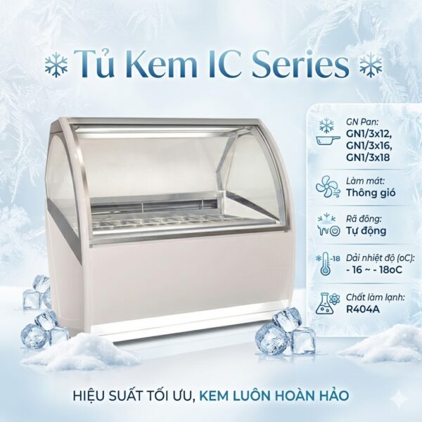 tủ kem coolmes ic series