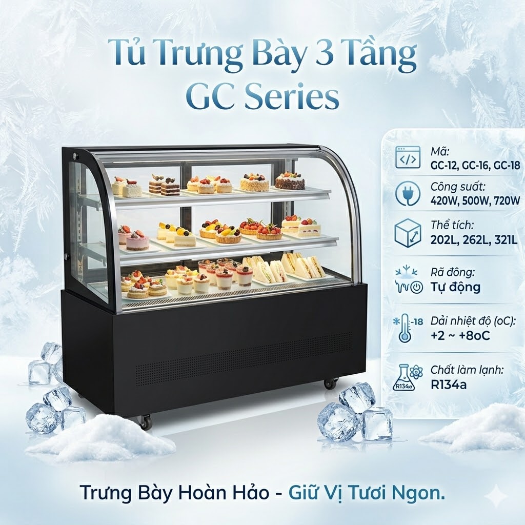 tủ trưng bày coolmes gc series tủ trưng bày coolmes gc series